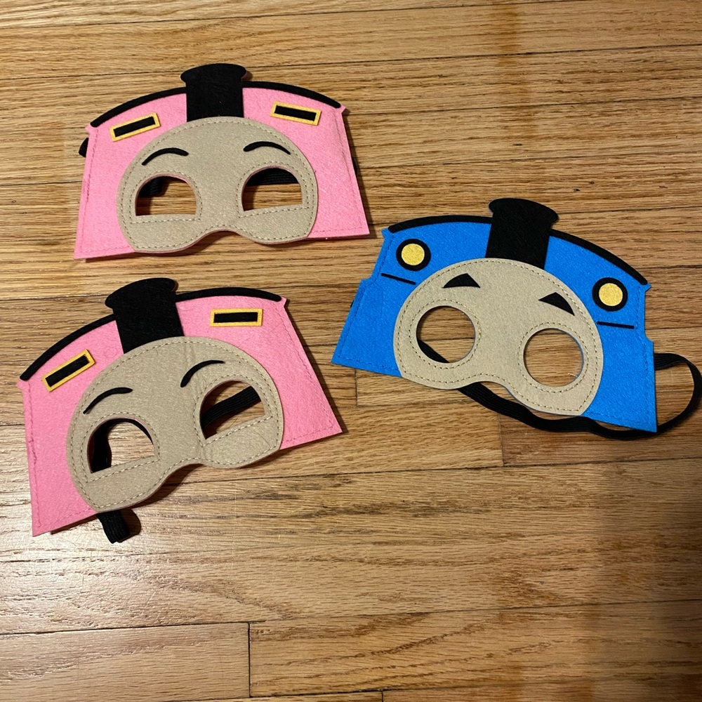 Thomas and Rosie Party Mask Lot of 3